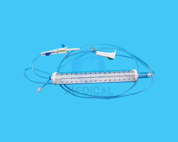 Disposable infusion set with burette