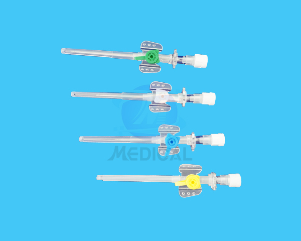 Disposable IV Cannula with injection port
